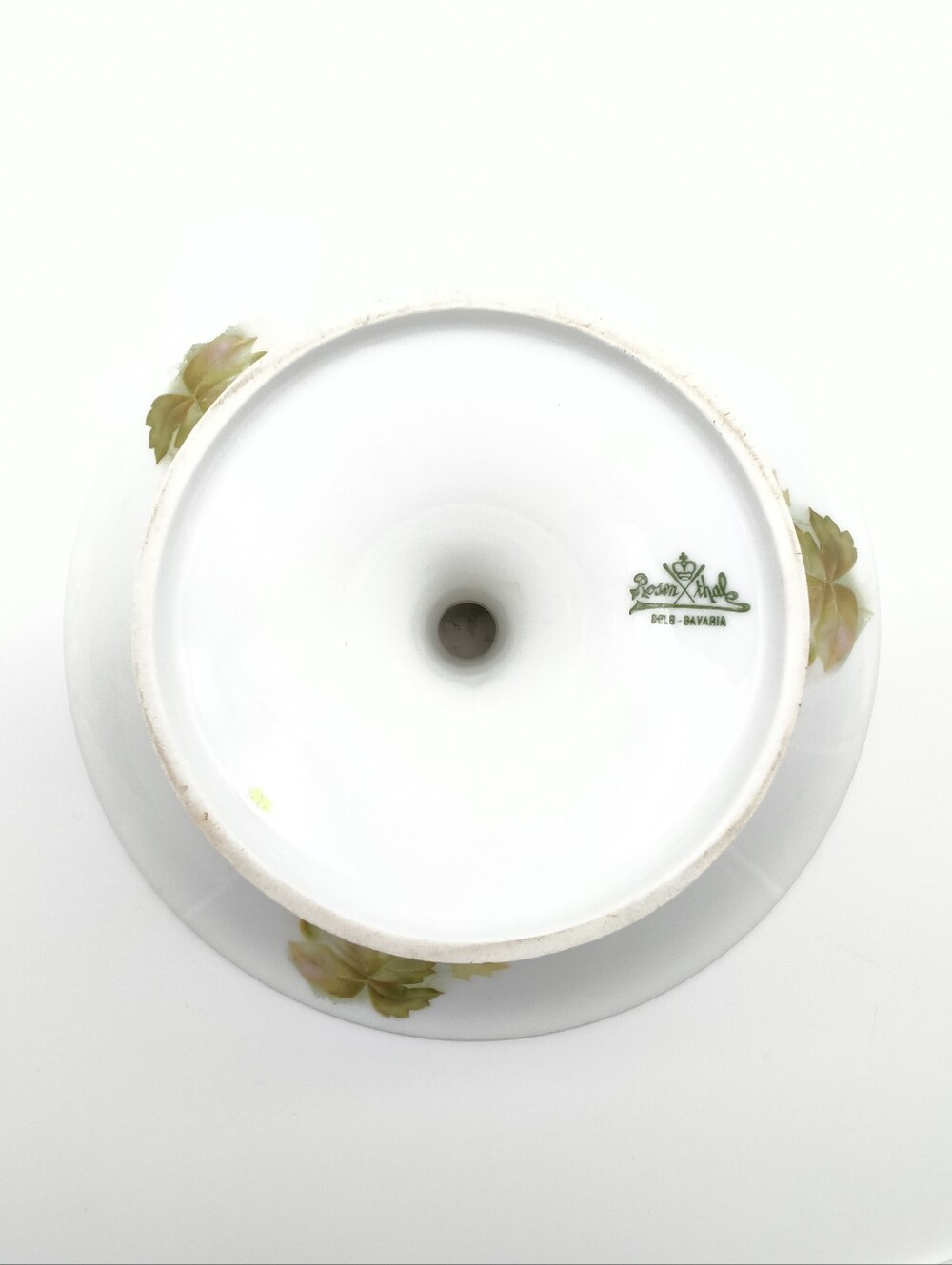 Rosenthal Floral Pedestal Cake Stand and Matching Serving Dish - Picture 11 of 16